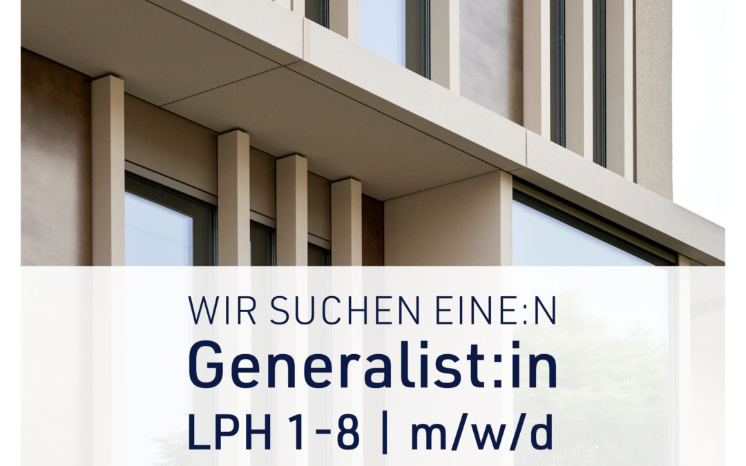 Generalist:in LHP 1-8